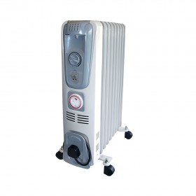 Rhino 2kW 240V Oil-Filled Radiator with Timer H02241